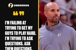 0胜6负！篮网主帅：我问球员们 我该怎么做他们才能真正拼尽全力