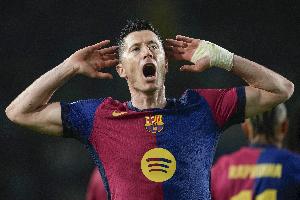 每体赛后评分：莱万9分、亚马尔和拉什福德7分、德容和库巴西6分