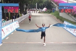 2小时12分07秒，宁夏选手何杰夺得全运会男子马拉松金牌