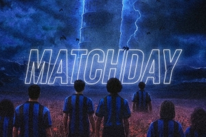 国米发布客战比萨海报：雷电交加下的比萨斜塔，蓝黑军团兵临城下