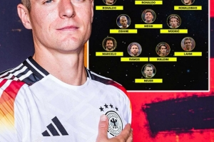 克罗斯评最佳11人：梅罗、大小罗四大攻击手，齐祖、魔笛坐镇中场