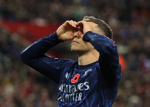 4球3助攻！特罗萨德本赛季英超参与7球，在阿森纳队内领跑