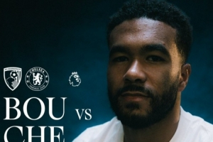 切尔西官方晒本轮对阵伯恩茅斯海报，里斯·詹姆斯单人出镜