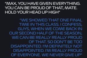 维斯塔潘TR：我们可以为下半赛季的反扑感到自豪，我们永不放弃