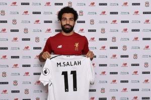 2017年25岁萨拉赫4200万加盟利物浦，8年半420场贡献250球116助