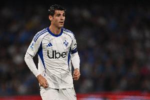 意媒：左腿内收肌受伤，科莫前锋莫拉塔至少缺阵四周