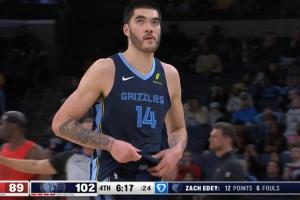 不如杨瀚森？埃迪六犯率先离场 杨瀚森完成任务也下场！