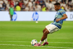 官方：皇马进行备战曼城最后训练，姆巴佩、卡马文加在室内训练