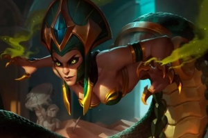 终于穿上了！测试服蛇女被动更新：随等级提升百分比移速，可以买鞋！