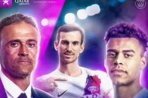 巴黎发布客战毕巴海报：恩里克、法比安、杜埃出镜