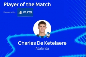 传射建功！德凯特拉雷当选亚特兰大2-1切尔西全场最佳球员