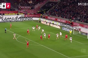 迪亚斯助攻，斯坦尼西奇射门门将难阻皮球入网