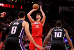 杜兰特33分难救主魔术火箭鏖战四节102-102平
