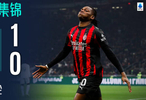 莱奥破门迈尼昂神扑，AC米兰1-0胜拉齐奥